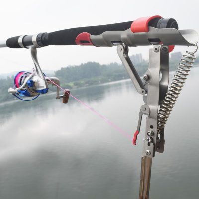Auto spring fishing holder